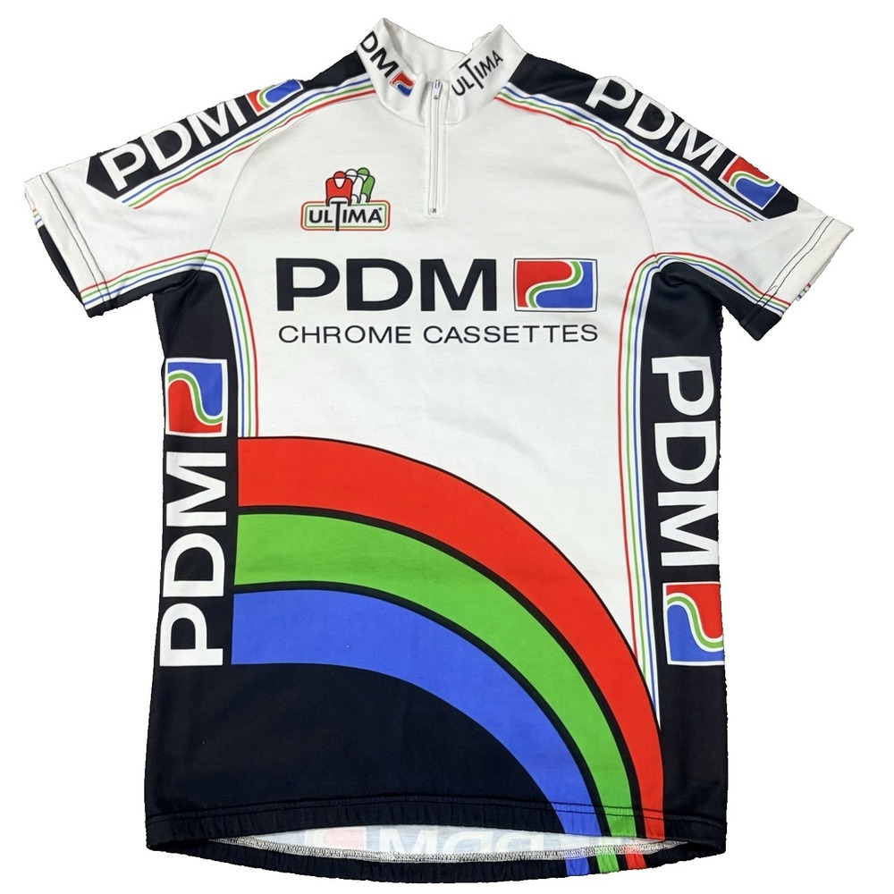 PDM–Ultima–Concorde 1986-1992 Vintage Cycling Jersey Chrome Cassettes